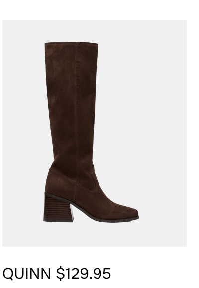 Quinn Tall Boot Chocolate Suede