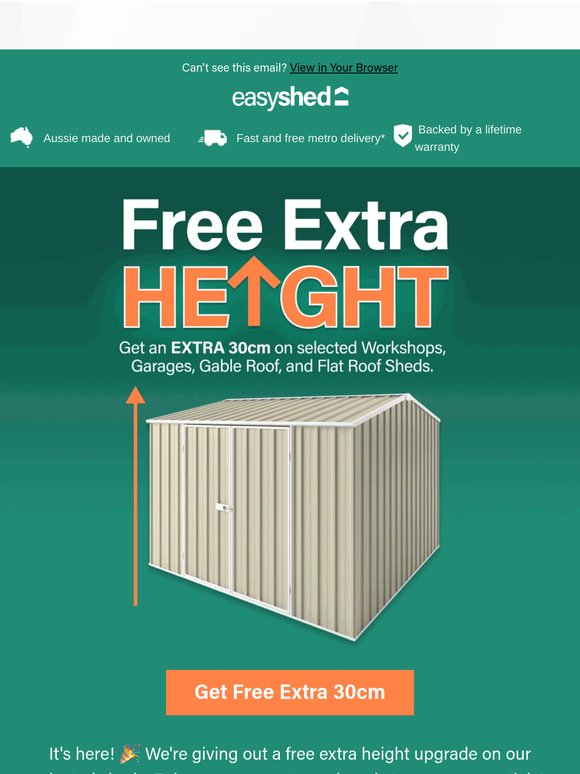 🚨 FREE Extra Height Alert!