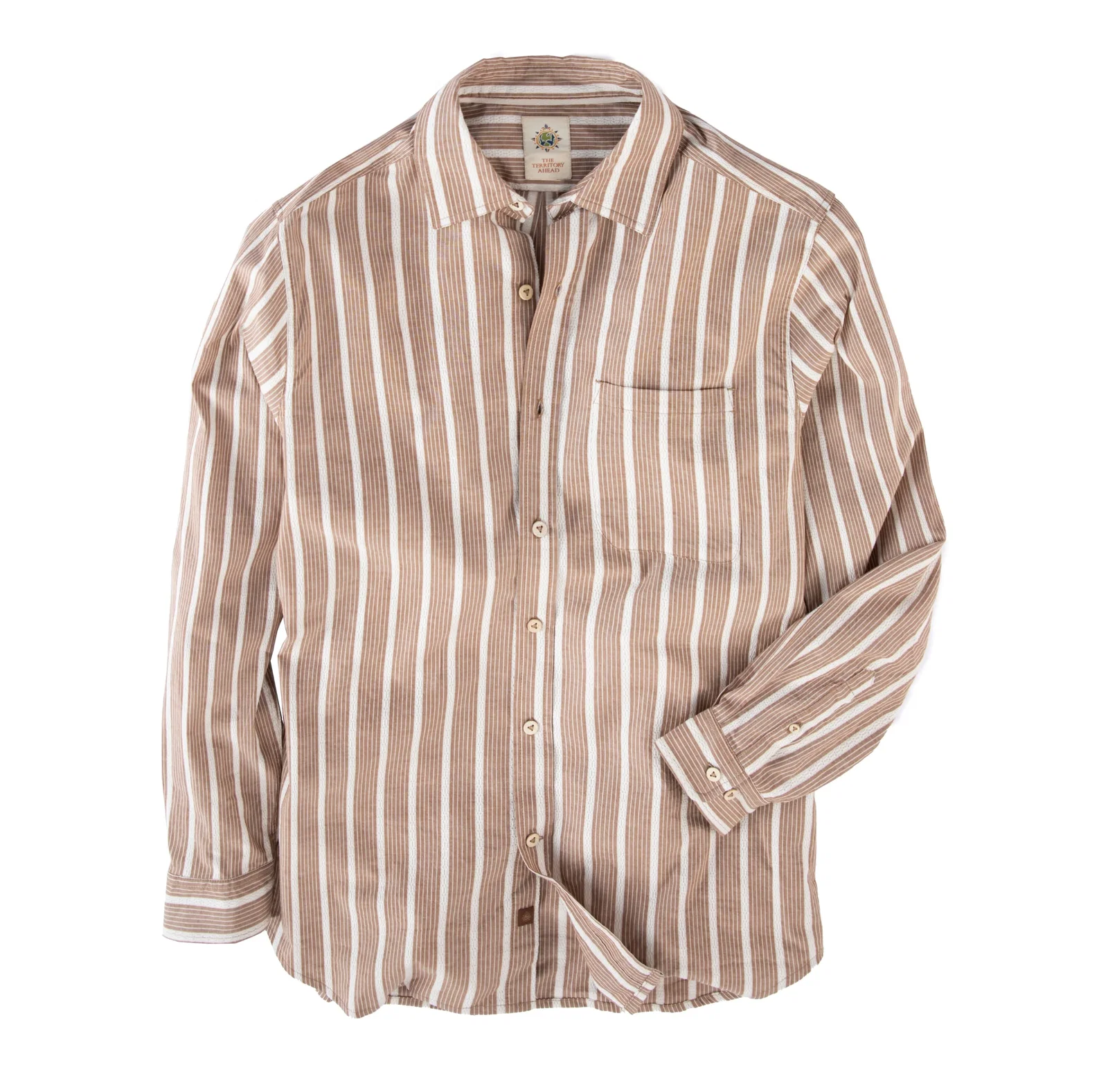 Image of Pushkar Basketweave Pinstripe Shirt