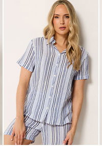 Blue & White Stripe Shirt