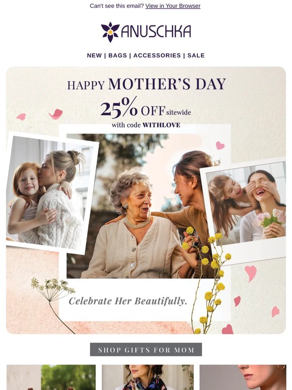 Celebrate Her with Art 💖 Shop Our Mother's Day Sale
