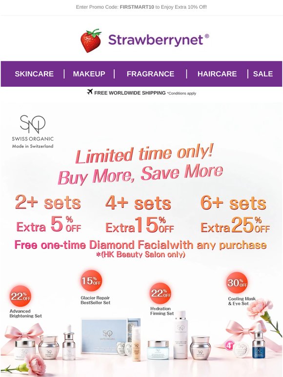 Pamper Mom & Yourself 💝SNO Exclusive🔥Best Sellers Up to 30% Off + Extra 25% Off! End soon!