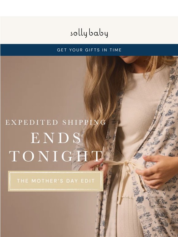 ⏰ PSA: Expedited shipping ends tonight
