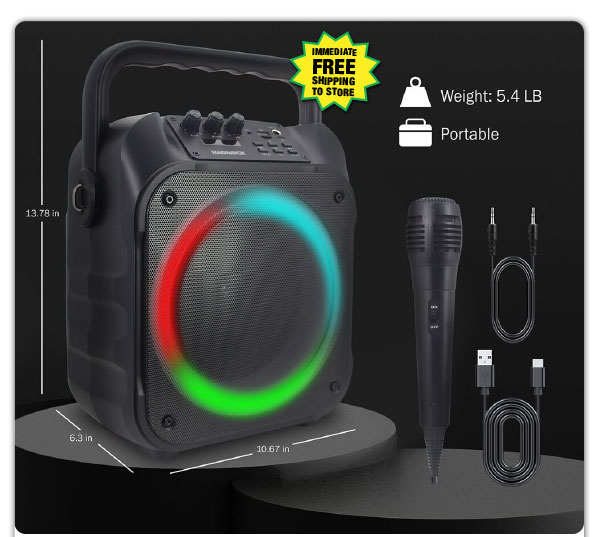 MAGNAVOX Portable Karaoke System - ONLY $29.99 After Rebate*!
