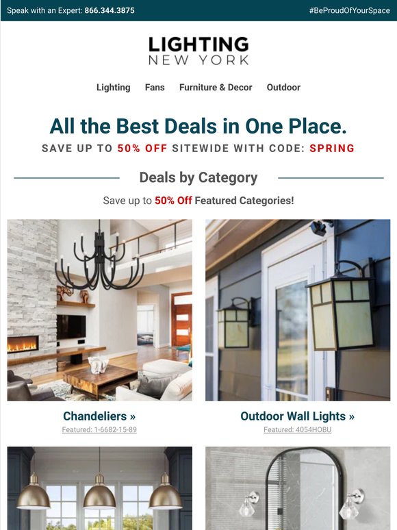This Week's Top Deals: Up to 40% Off Chandeliers + FREE Shipping!