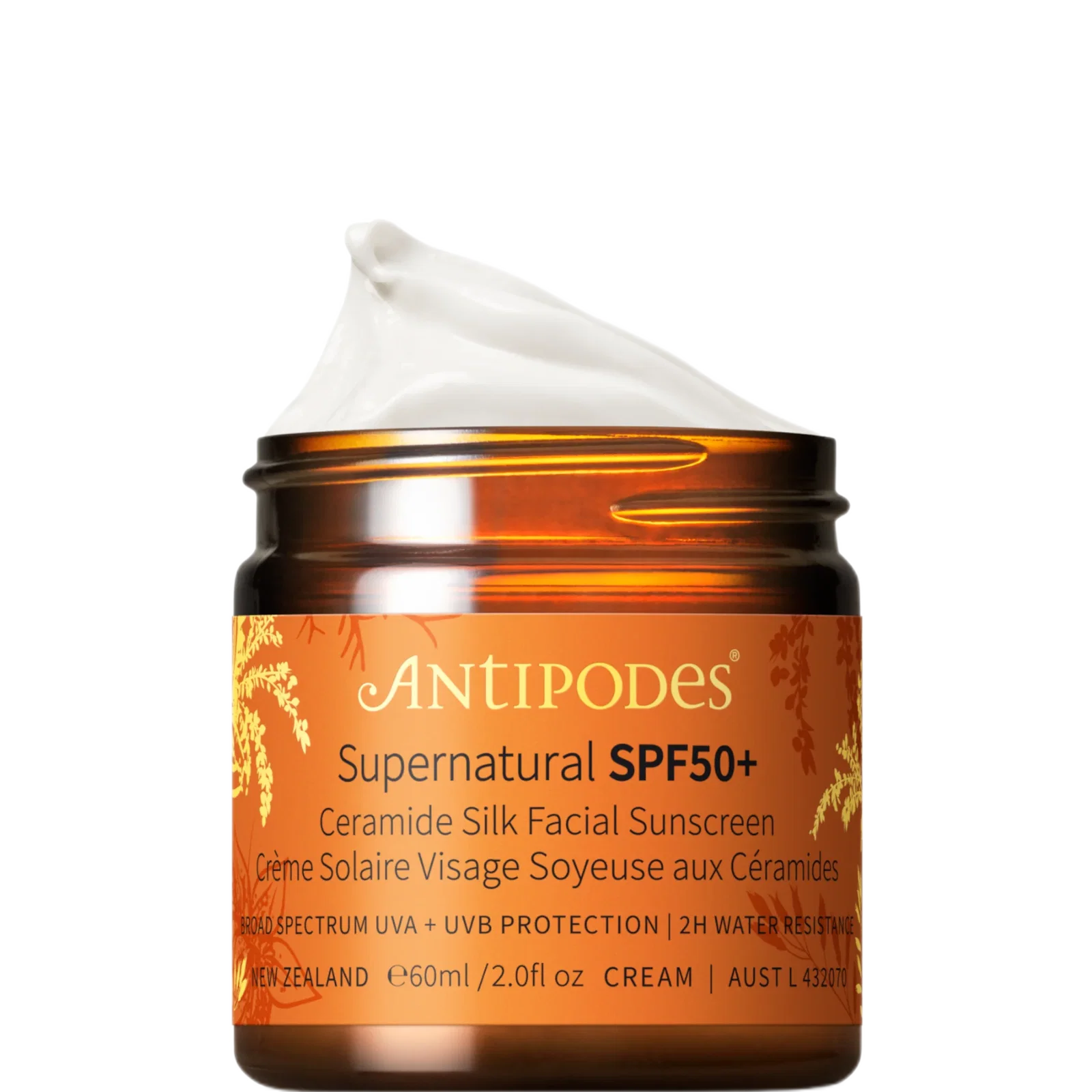 Image of Antipodes Supernatural Ceramide Silk Facial Sunscreen SPF50+