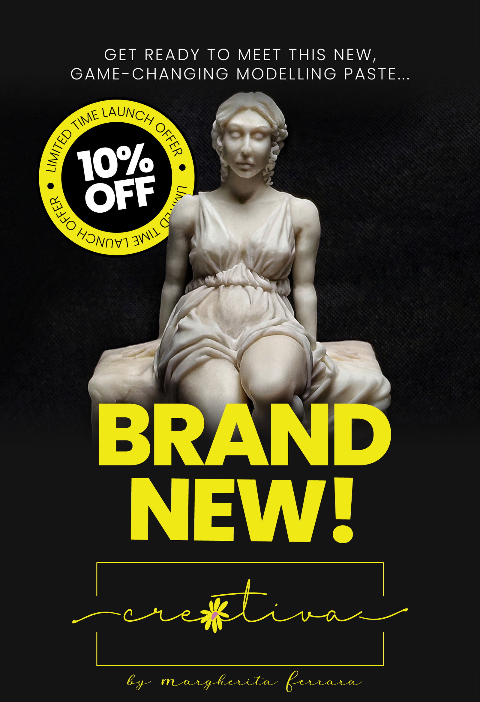 Meet the new game-changing modelling paste | 10% Off Launch offer, Creativa by Margherita Ferrara