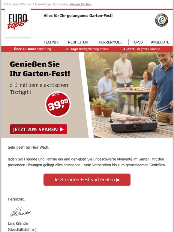 Zeit für gesellige Momente im Garten