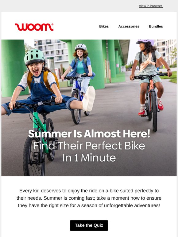 Find Their Perfect Bike in 1 Minute ⏱️