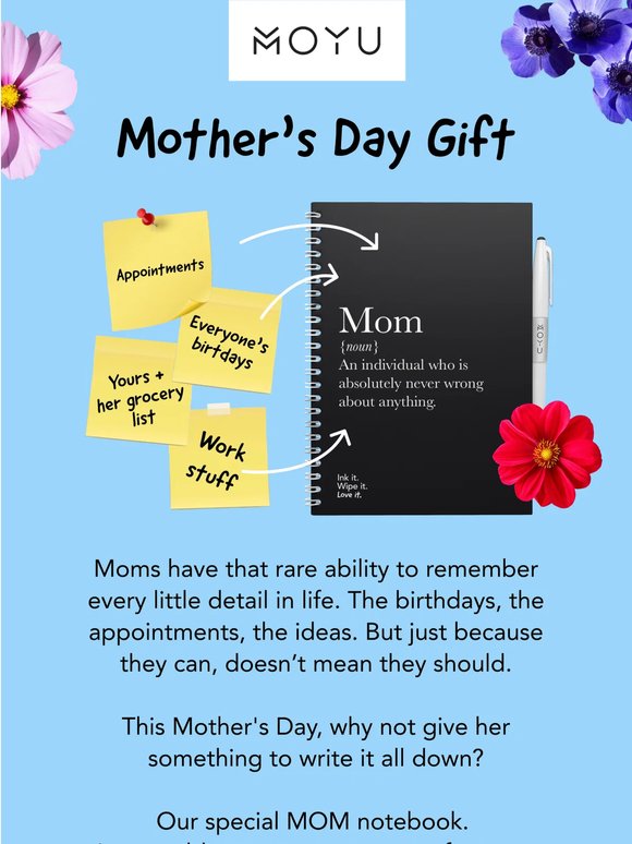 Don’t forget Mother’s Day!