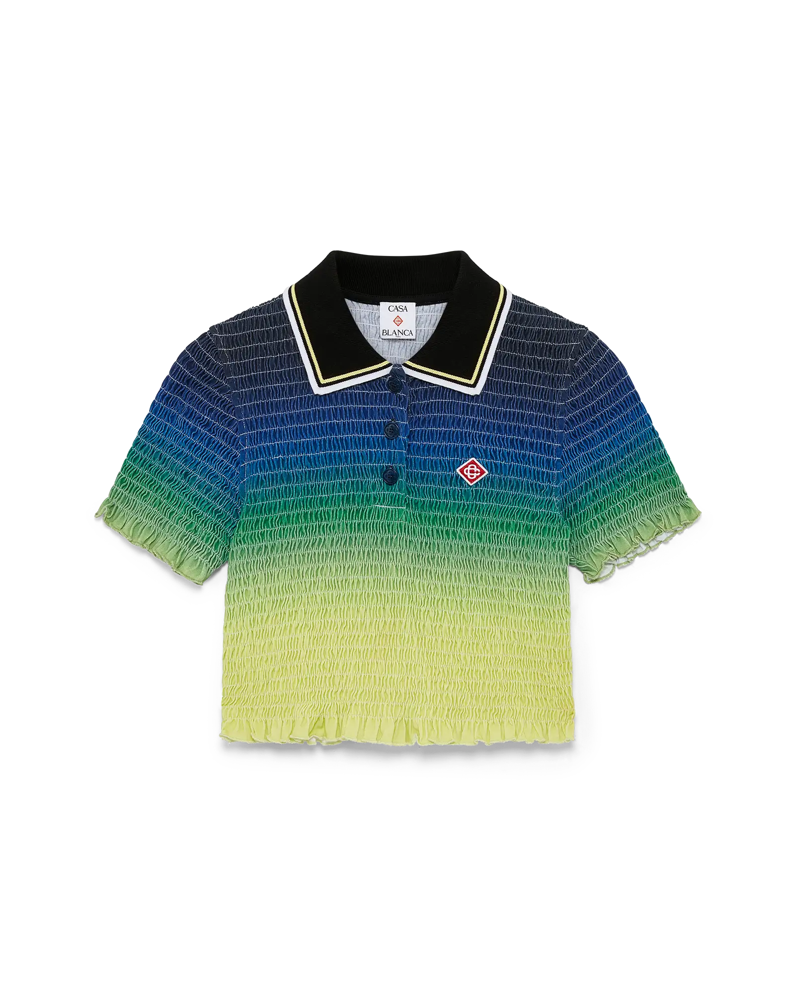 Image of Gradient Short Sleeve Polo Shirt