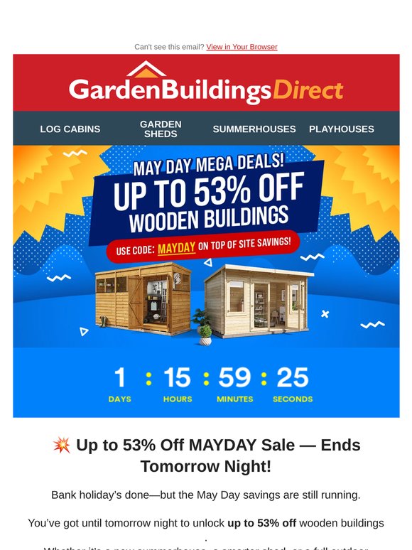 🚨 Don’t Miss Out — Up To 53% Savings Ends Tomorrow!
