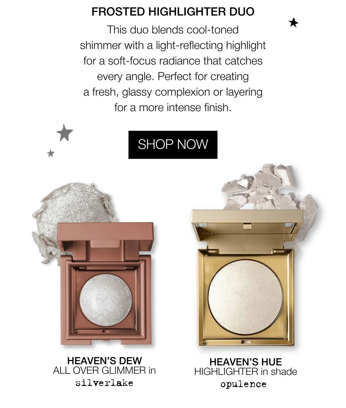 Frosted Highlighter Duo | Shop now