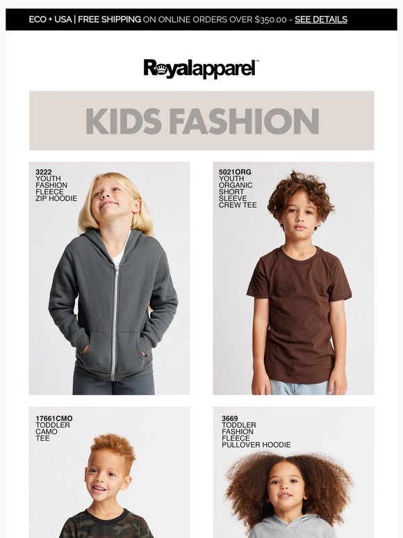 Kids Fashion Made in USA