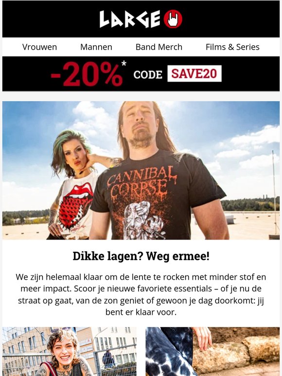 Krijg 20% KORTING op je lentelooks! 🌱