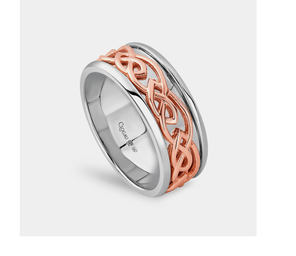 Royal Clogau® Sterling Silver Annwyl Wide Channel Ring