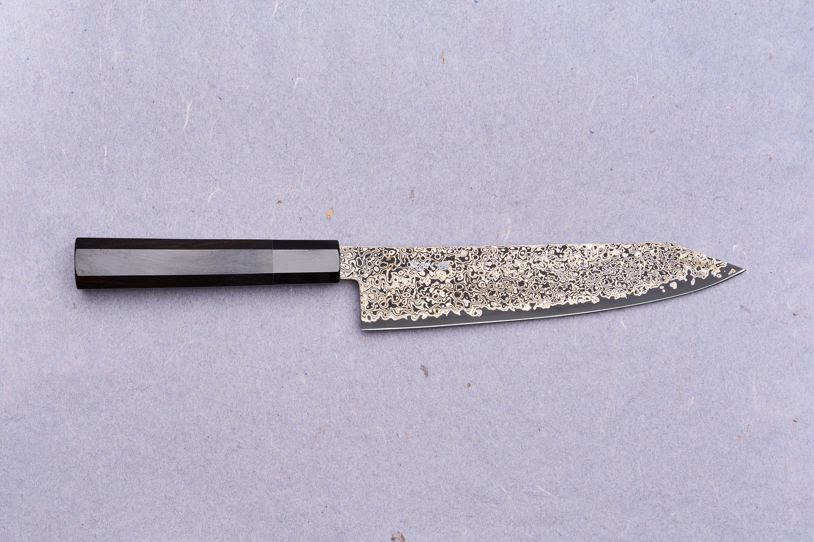 Image of Kanjo SG2 Nickel Damascus Kiritsuke Gyuto 210mm