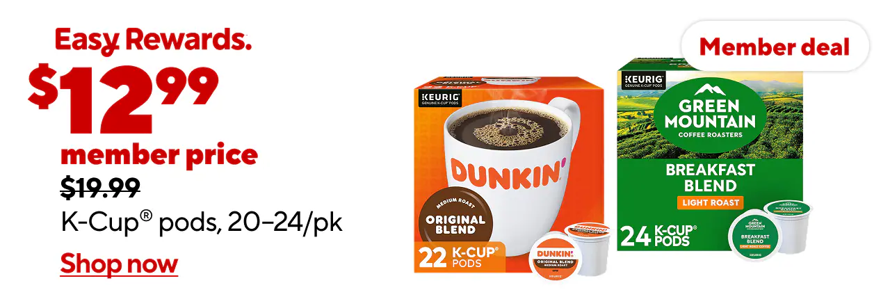 20-24pk. K-Cups as low as $12.99