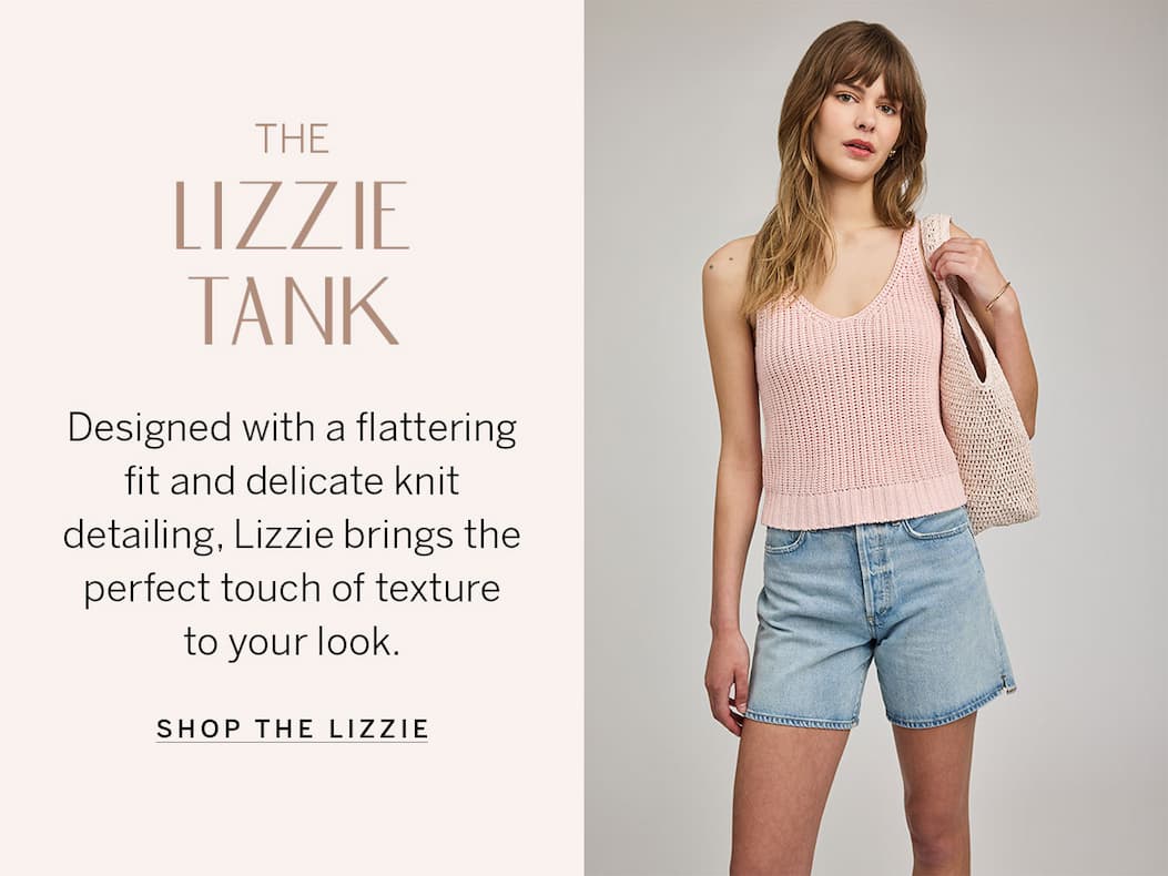 woman in pink Lizzie tank