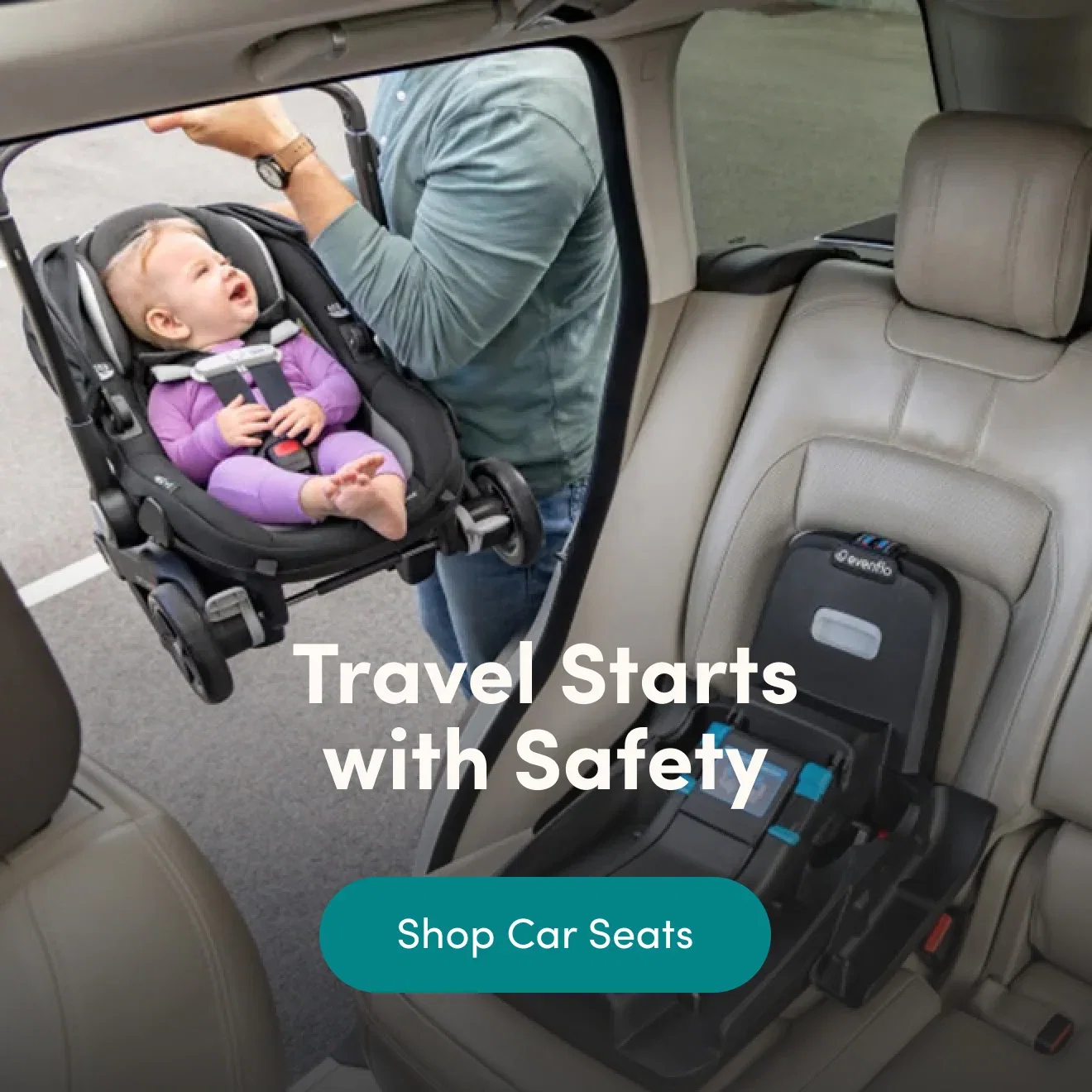Travel Starts with Safety-- shop car seats