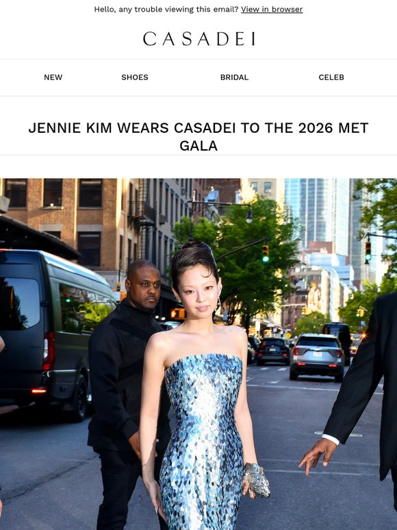 Jennie Kim in Casadei