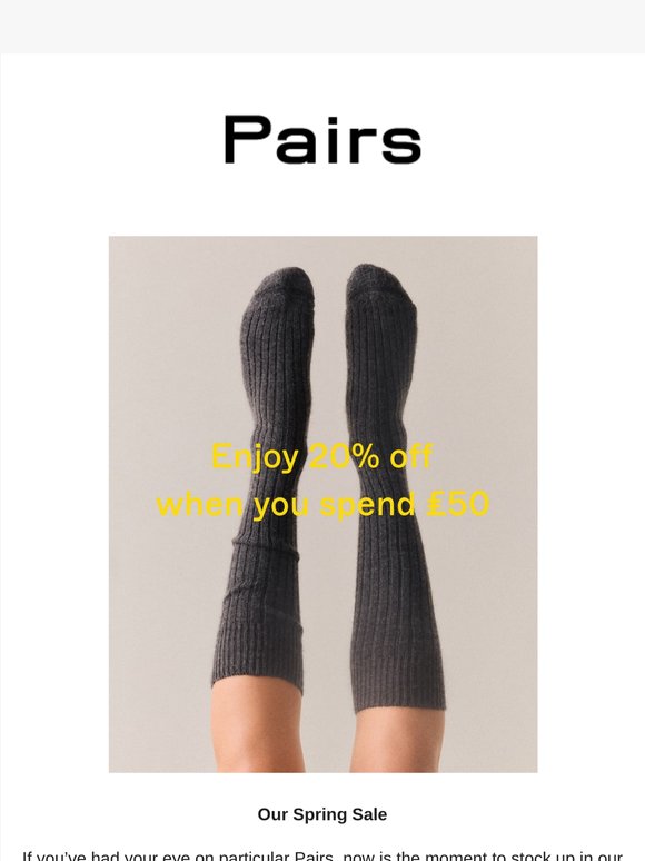 Our Spring Sale + back in stock