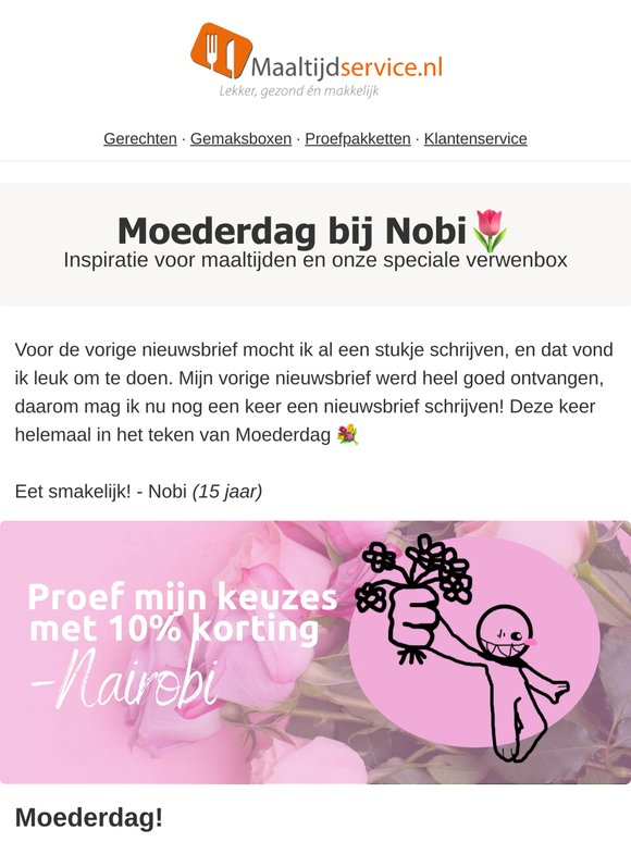 🌷 Moederdag bij Nobi - verwenbox & lekkere inspiratie