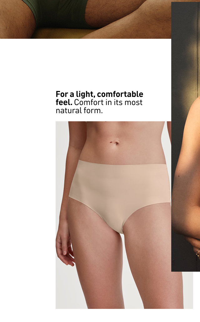 Seamless midi briefs with a clean cut for invisibility under clothing, in the color “Rose Teint” from CALIDA's SLEEK SKIN collection. 