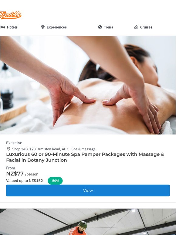 Discover Top Experiences: Pamper Packages in Auckland, Day Pass to Snowplanet near Auckland, Rejuvenating Spa Packages in Christchurch & More