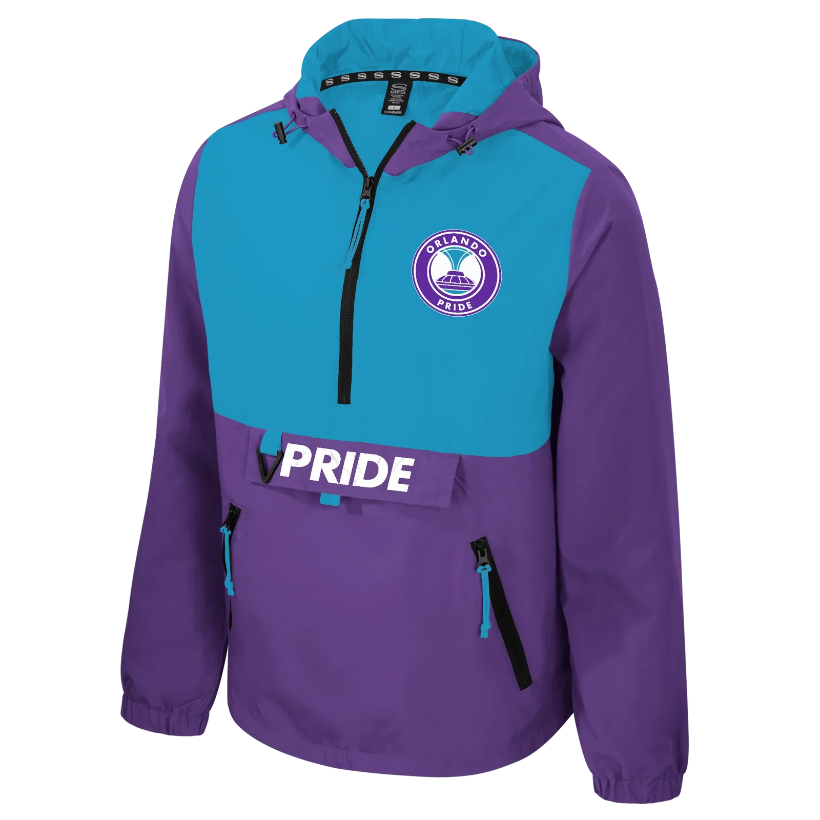 Image of Unisex Orlando Pride Legends Quarter-Zip Woven Jacket