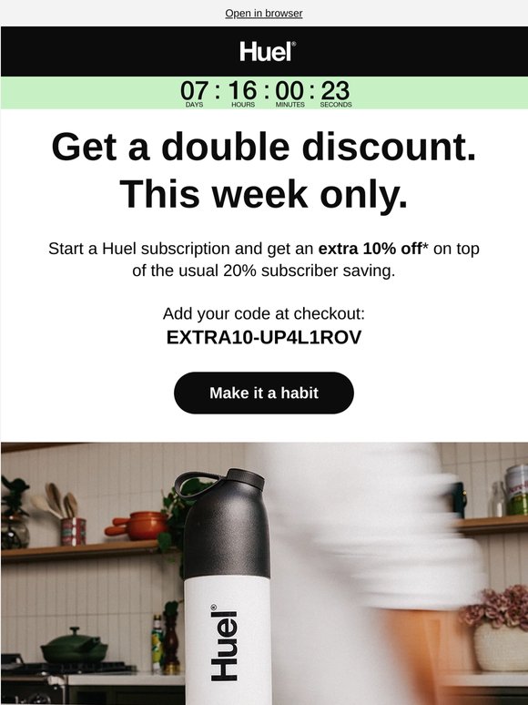 Double discount, this week only 👀