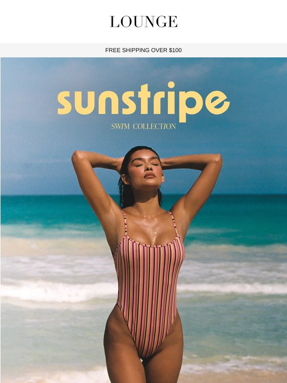 New In: Sunstripe Swim