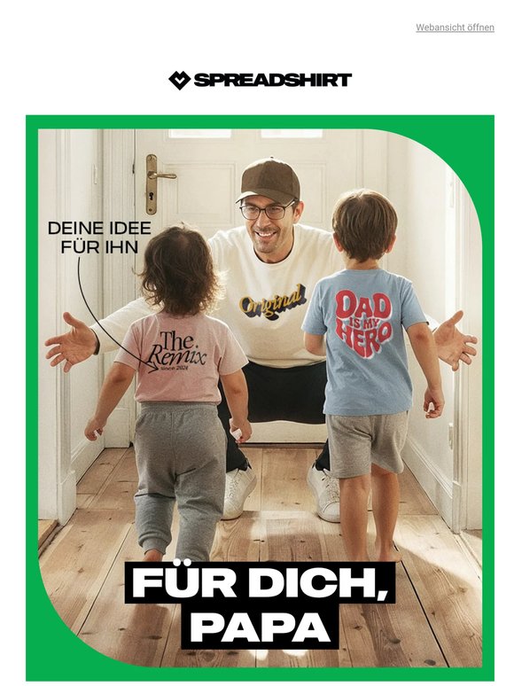 Letzte Chance: -35% auf persönliche Geschenke zum Vatertag 💭