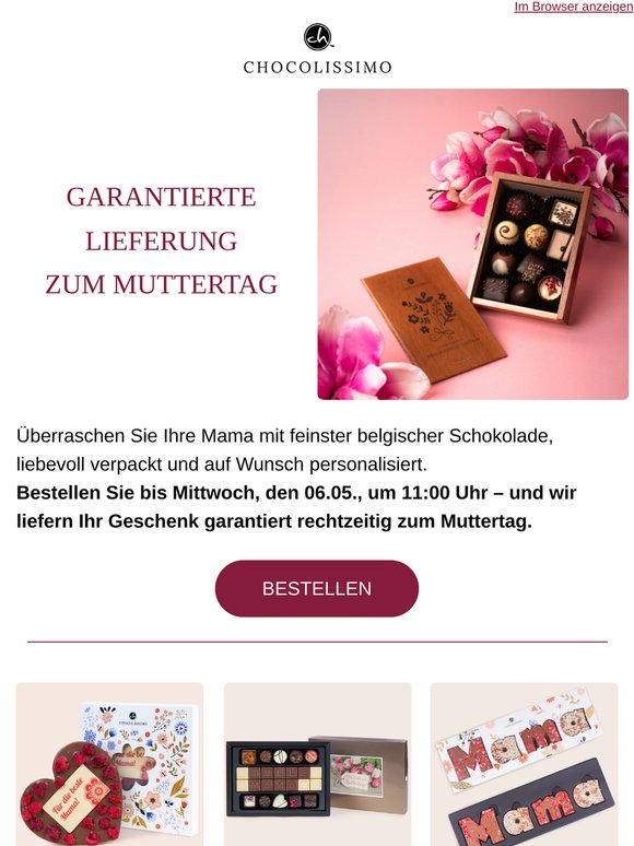 Nur bis 06.05., 11 Uhr: Geschenke für Mama mit garantierter Lieferung 🎁