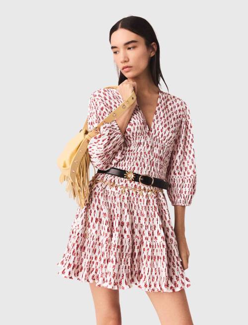 Robe courte impimée
