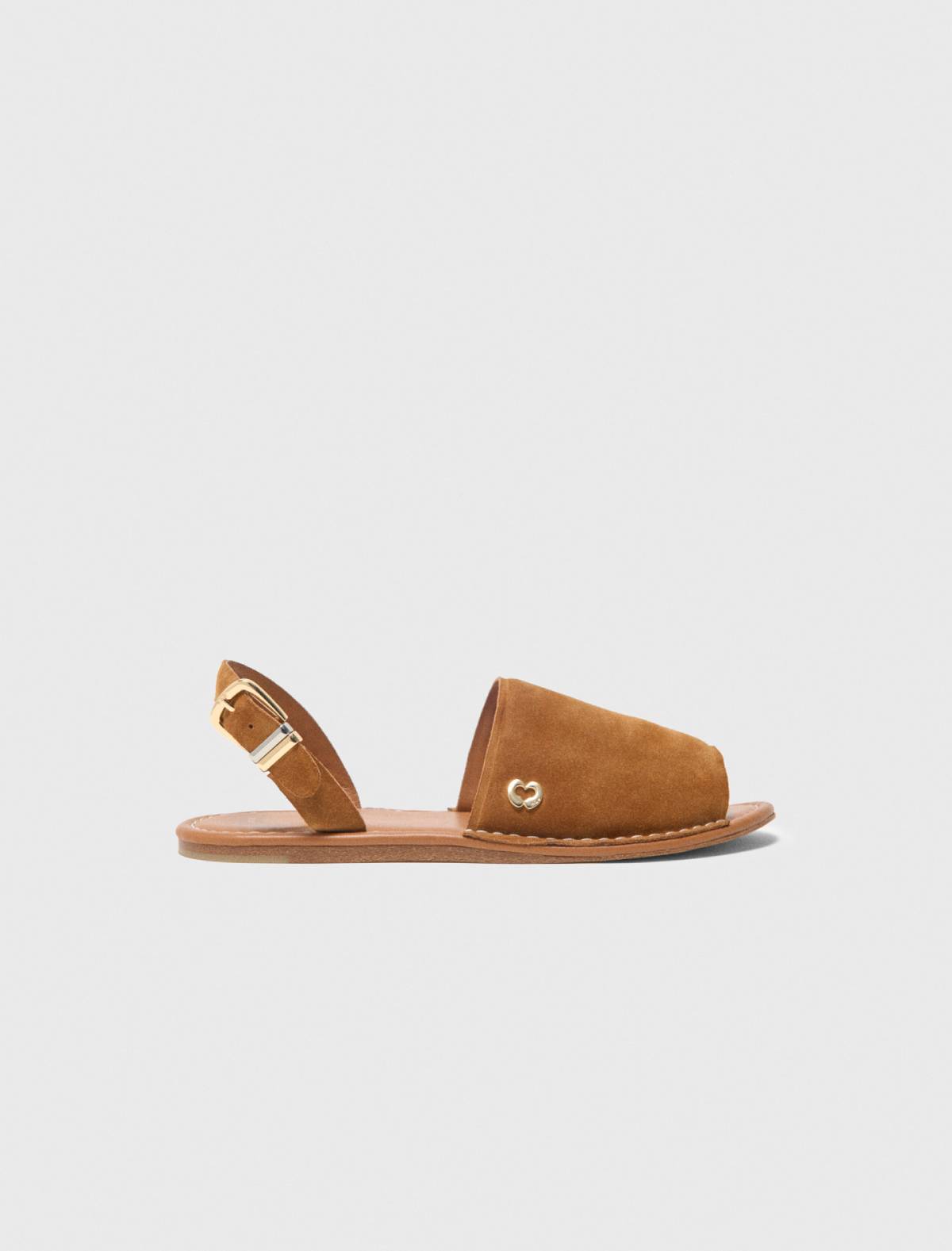 Sandale en suede