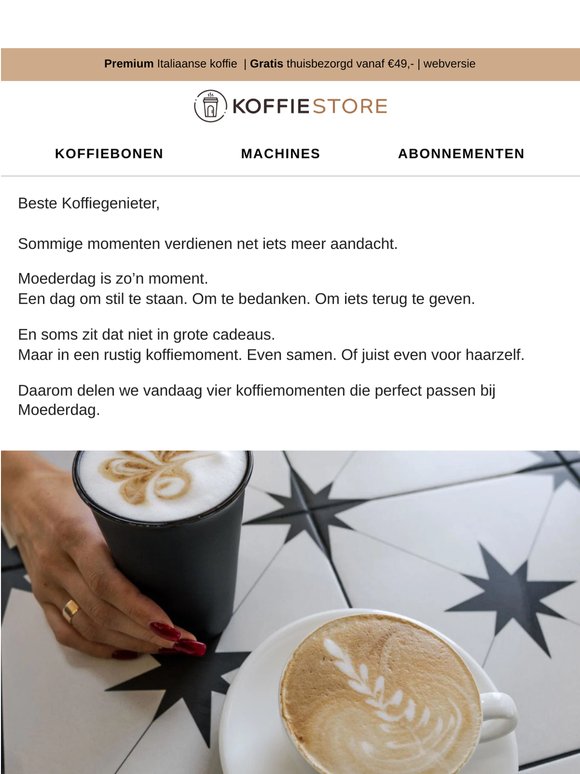 Zet je moeder in het zonnetje! Moederdag 10 mei