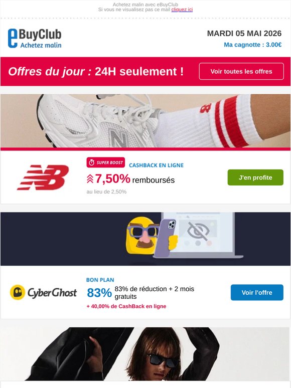 🔥 Les offres du jour à ne pas rater !
