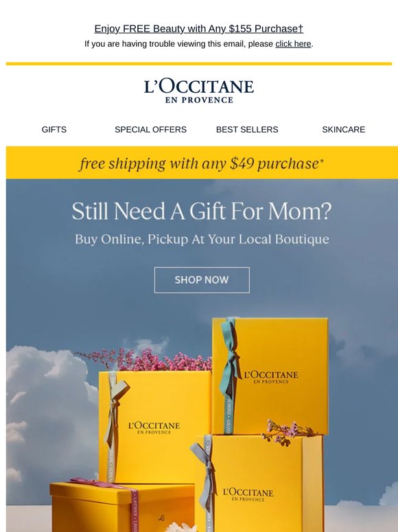 Pickup Your Gifts In Store