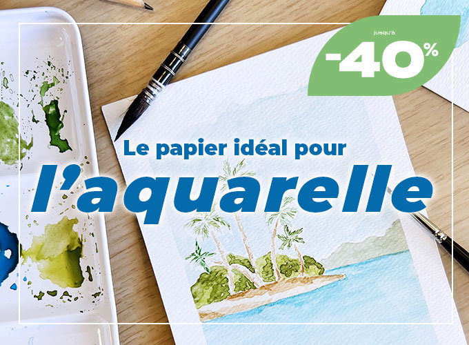 Canson aquarelle en promo