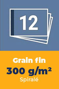 Album spiralé Papier aquarelle Montval 300 g/m² grain fin 12F - Canson