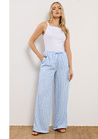 STRIPE WOVEN TROUSER
