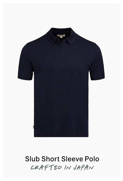 Onia Men's Spring 2026 Slub Short Sleeve Polo