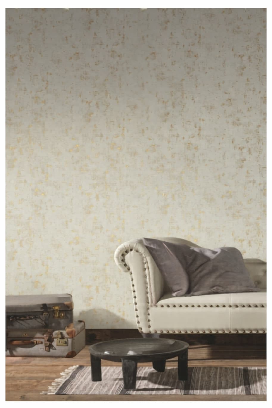 Paradisio Tropical Leaves Wallpaper White Erismann 6303-07