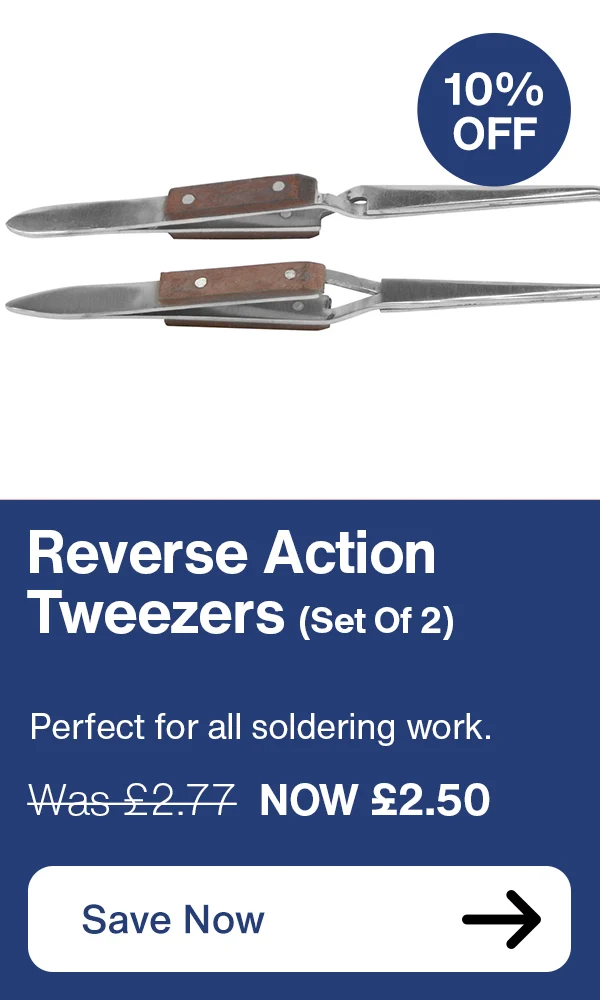 10% OFF Reverse Action Tweezers (Set Of 2)