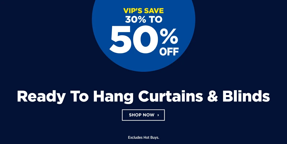 Ready to hang curtains & Blinds