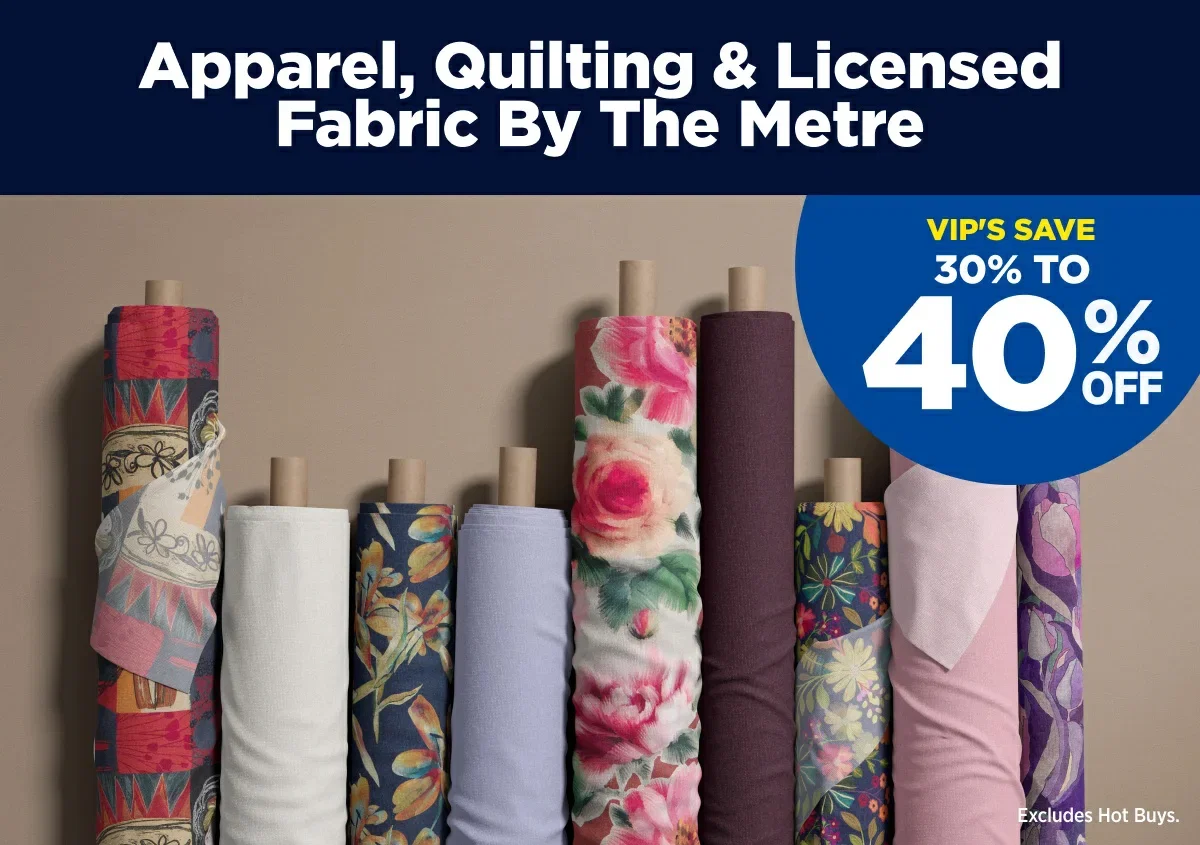Apparel, Quilting & Licensed Fabric by the meter