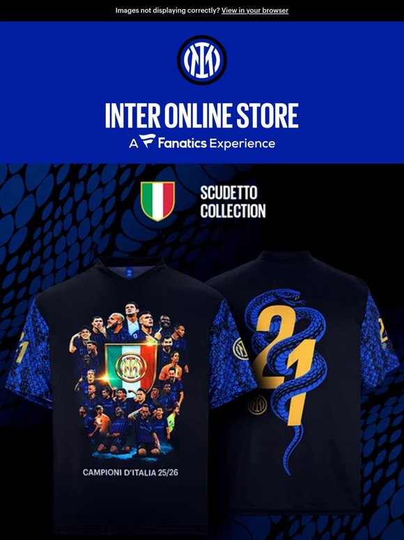 21 times Champions. Discover the “Scudetto Collection”