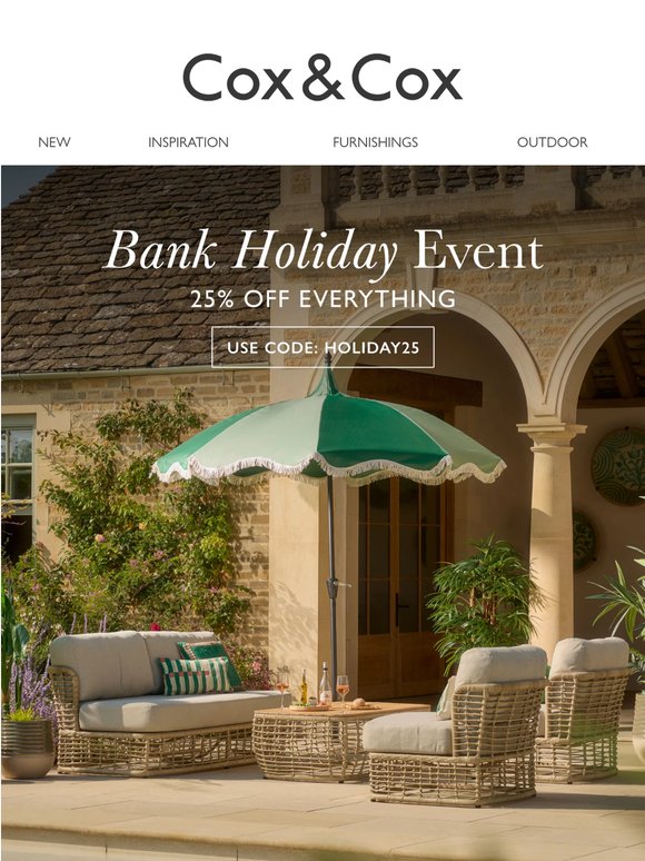 Enjoy 25% OFF your summer style refresh
