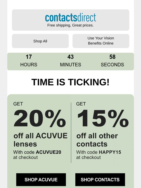 20% off flash sale ending tonight!